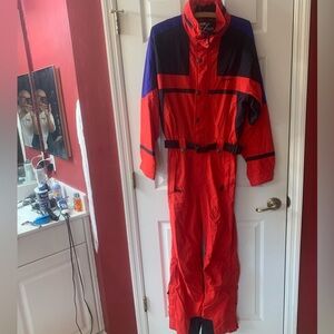 Tyrolia skiwear red ski suit